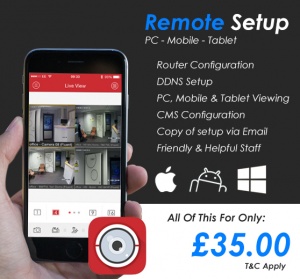 Need Technical Support ?  We Offer Remote Setup For Your CCTV DVR