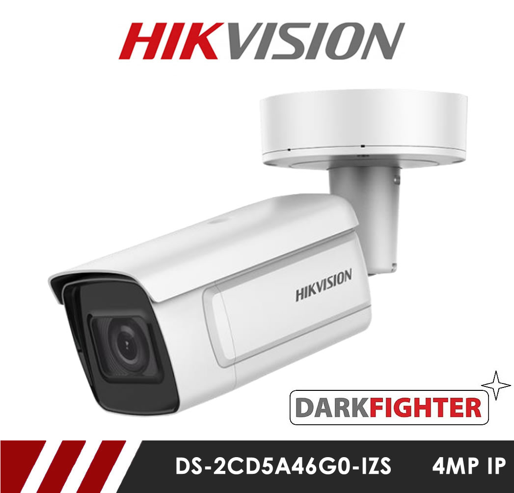 MIE CCTV Hikvision DS2CD5A46G0IZS Darkfighter 4MP Network IP CCTV Bullet Camera 50m IR 2.8