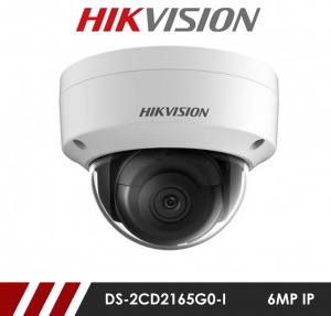 Hikvision DS-2CD2165G0-I-2.8MM 6MP Network IP CCTV Dome Camera 30m IR 2.8mm Fixed Lens