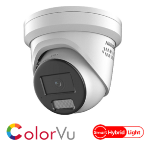 Hikvision Smart Hybrid ColorVu  DS-2CD2347G2H-LISU/SL 2 Way Audio Warning Strobe Light 4MP Network IP CCTV Dome Camera 2.8mm Fixed Lens with Visible Light