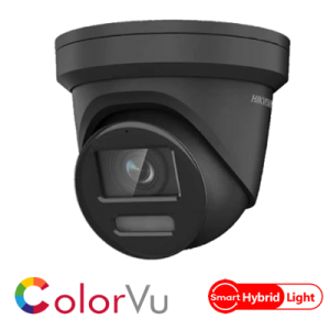 Hikvision ColorVu DS-2CD2347G2H-LIU 4MP Network IP CCTV Dome Camera 2.8mm Fixed Lens Visible Light in Black