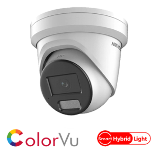 Hikvision Smart Hybrid ColorVu DS-2CD2347G2H-LIU 4MP Network IP CCTV Dome Camera 2.8mm Fixed Lens