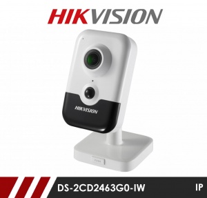 Hikvision DS-2CD2443G0-IW 4MP WiFi IR Cube Camera with PoE 2.8mm Fixed Lens