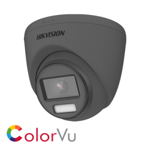 Hikvision 8MP DS-2CE72UF3T-E 2.8mm POC ColorVue Turret Camera up to 40m White Light Distance in Black
