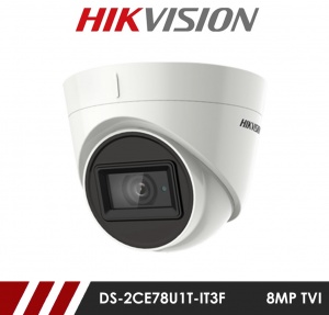 Hikvision 8MP DS-2CE78U1T-IT3F 2.8mm Fixed Lens HD-TVI CCTV Camera - White