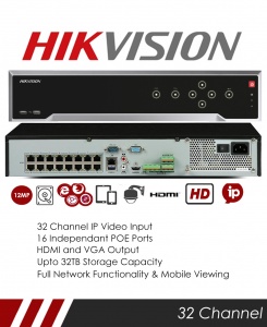 Hikvision DS-96128NI-I16 128CH NVR CCTV Recorder