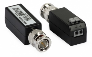 Pair of Hikvision Video Balun DS-1H18 - POC Capable