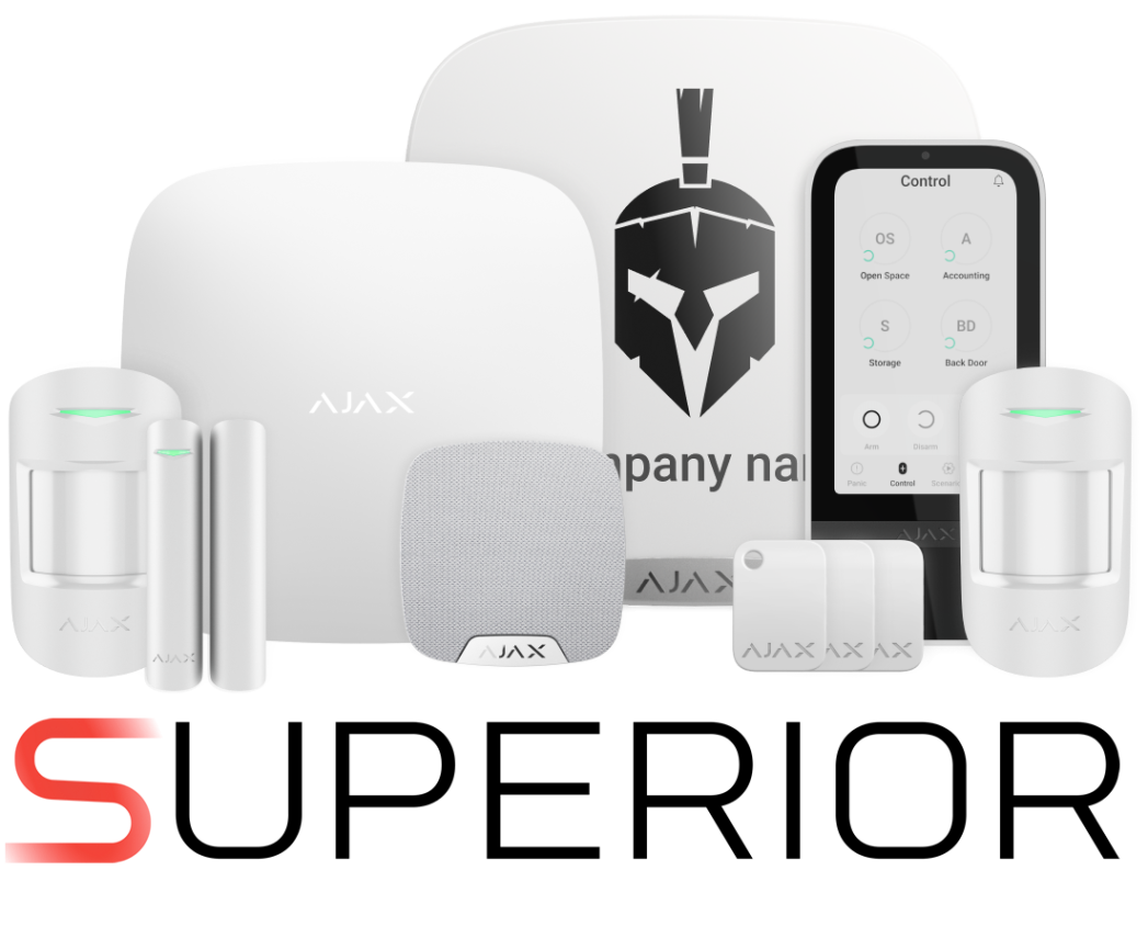 MIE CCTV: Ajax Superior Hub Kit 27 with Motion Protects and