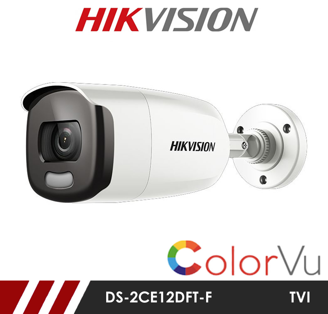 MIE CCTV Hikvision 5MP DS2CE12HFTE Full time Colour Bullet Camera up