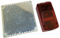 Beam Detector with reflector for alarm notification