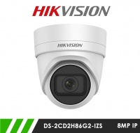 Hikvision DS-2CD2H86G2-IZS 8MP Motorized Varifocal Network IP CCTV Turret Dome Camera 30m IR