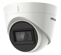 Hikvision 2MP Fixed Lens Dome DS-2CE78D0T-IT3FS 2.8MM AOC Audio over Coax HD-TVI CCTV Camera - White - Built in Mic