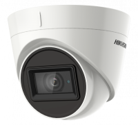 Hikvision 5MP Fixed Lens Dome DS-2CE78H0T-IT3FS 2.8MM AOC Audio over Coax HD-TVI CCTV Camera - White - Built in Mic