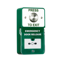 Stainless Steel Button Dual Unit With Emergency Door Release